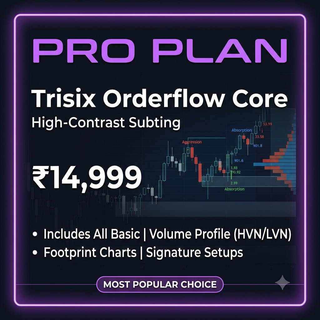 Pro Plan — Trisix Orderflow Core